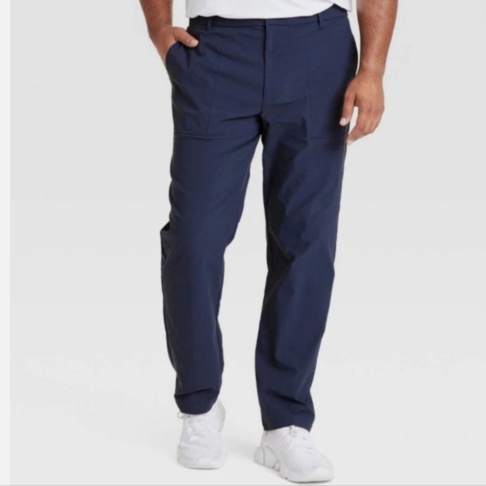 All in Motion Commuter Pants Navy Midweight Trouser Mid Rise